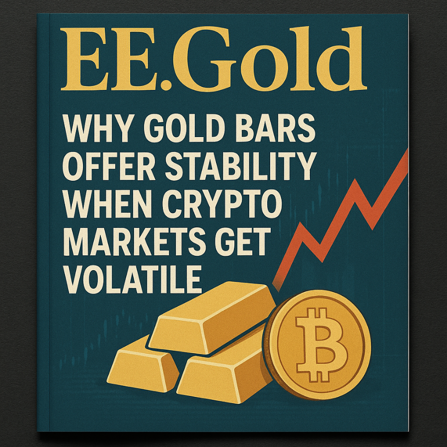 Why Gold Bars Offer Stability When Crypto Markets Get Volatile